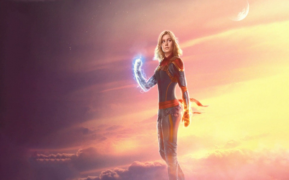 Download Brie Larson as Captain Marvel 4K Free HD iPhone Desktop Tablets Photos wallpaper