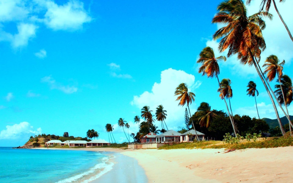 Download Caribbean Backgrounds Beach 4K wallpaper