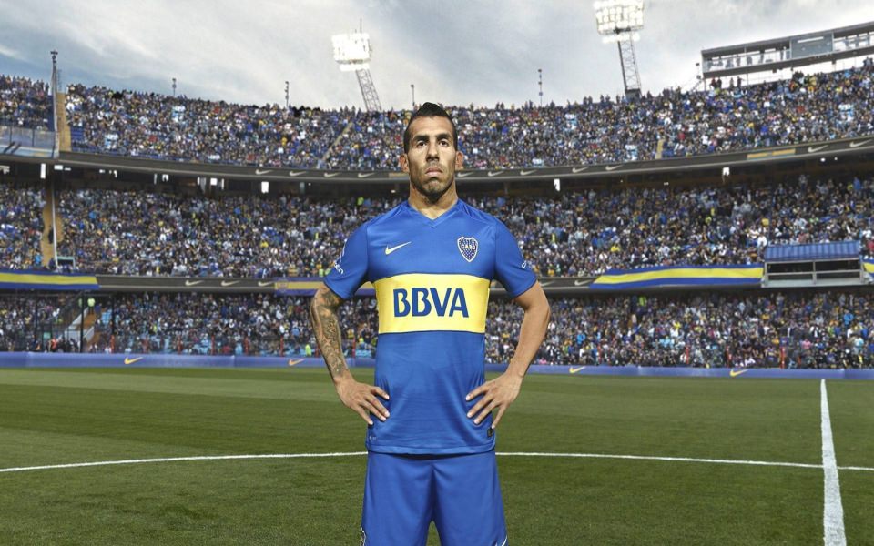 Download Carlos Tevez Boca Juniors wallpaper