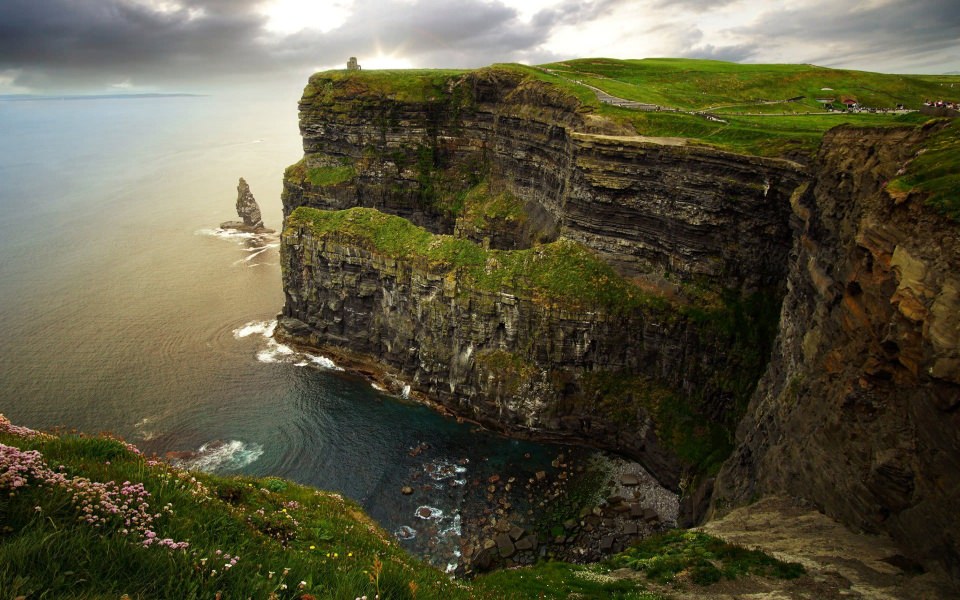 Download Coastline Earth Coast Ireland 4K HD wallpaper
