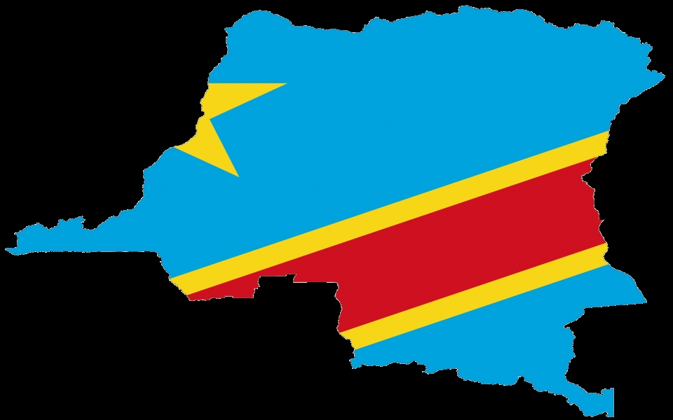 Download Congo Map 4K wallpaper