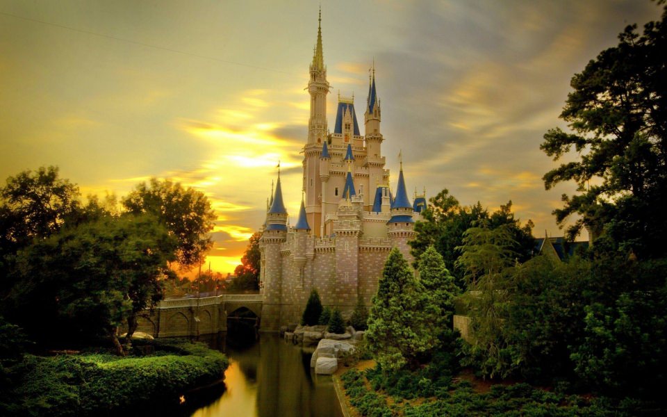 Download Disney Castle Backgrounds 4K 3D wallpaper