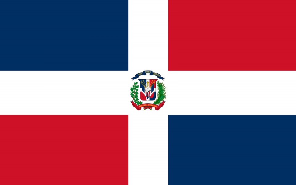 Download Dominican Republic Flag UHD 4K wallpaper