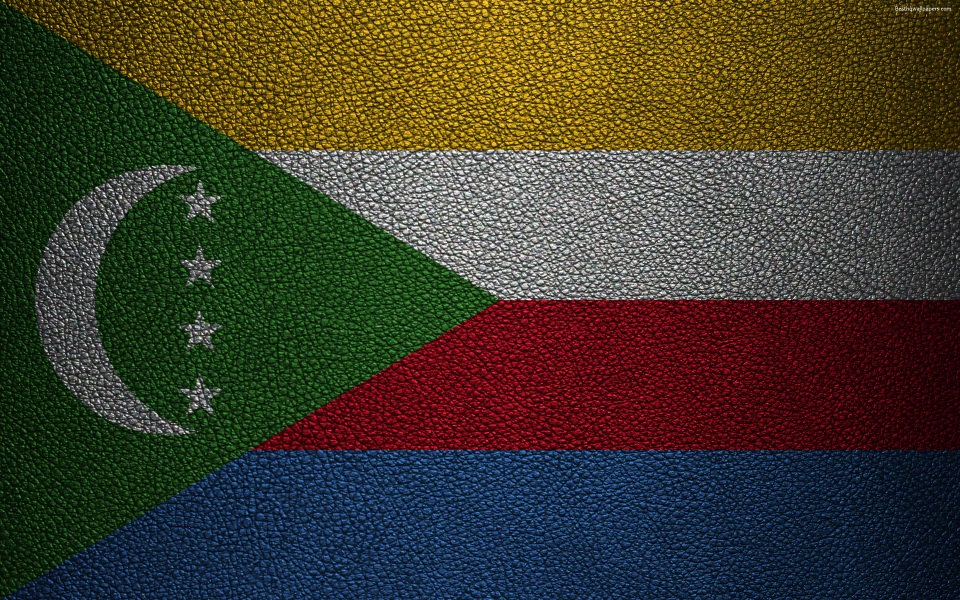 Download Flag of Comoros 4k wallpaper