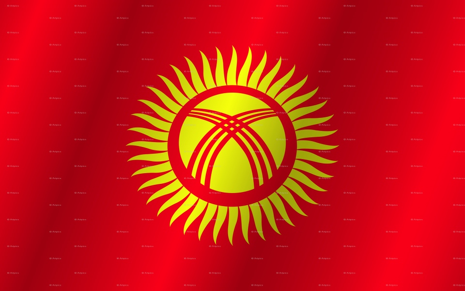 Download Flag of Kyrgyzstan 4K 2020 HD wallpaper