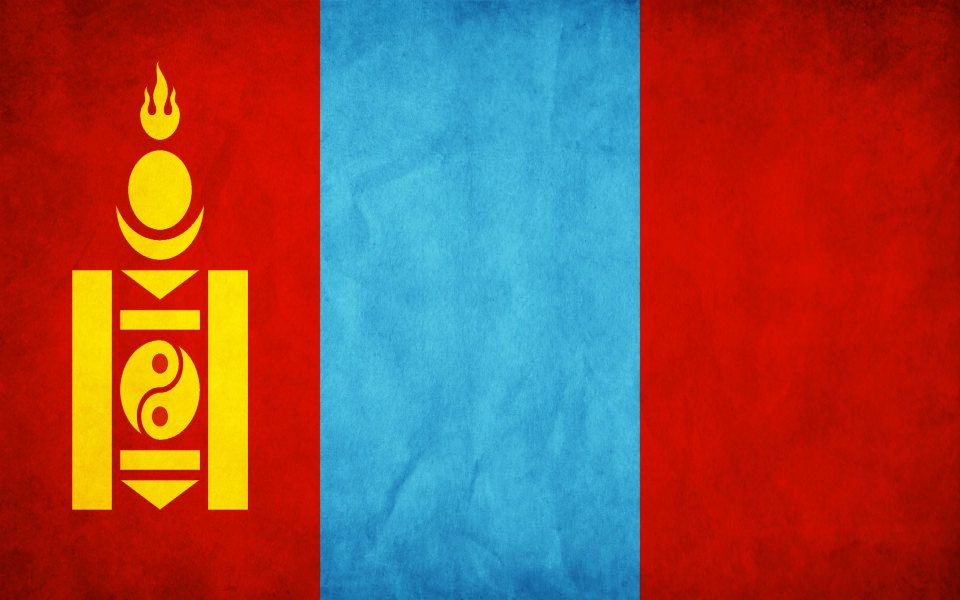 Download Flag Of Mongolia wallpaper