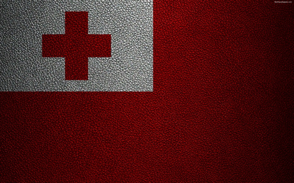 Download Flag of Tonga 4K HD wallpaper