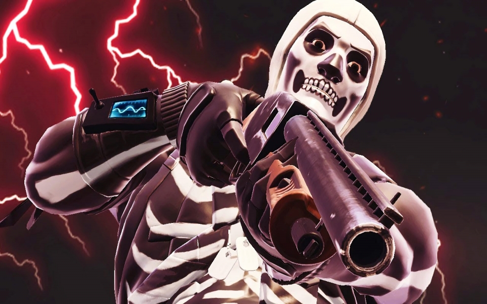 Download Fortnite Battle Royale Skull Trooper 4K 2020 HD wallpaper