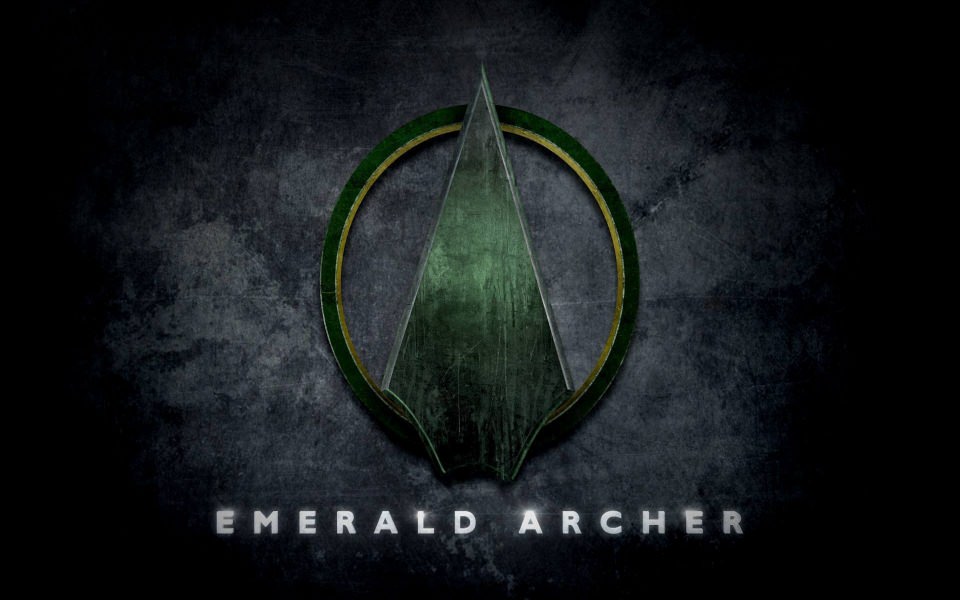 Download Green Arrow Logo 4k wallpaper