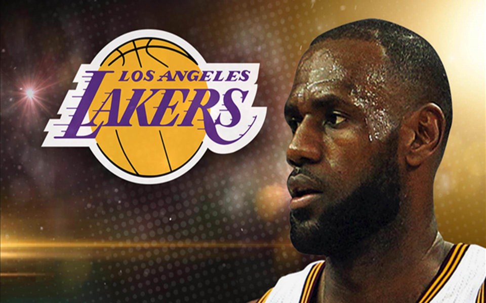 Download LA Lakers Jmaes wallpaper