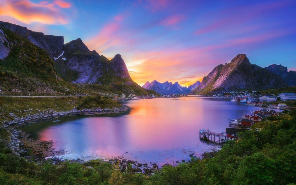 Download Lofoten Norway 4K HD wallpaper