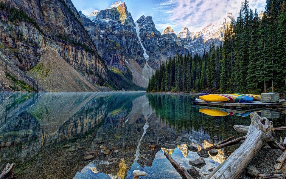 Download Moraine Lake Banff National Park lake wallpaper