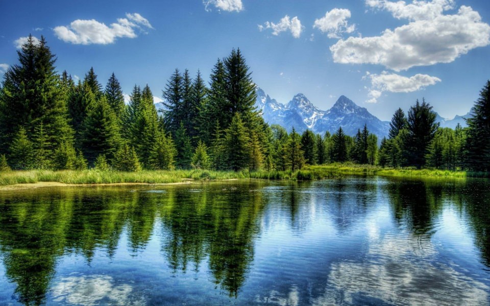 Download Mountain Lake 4K HD wallpaper