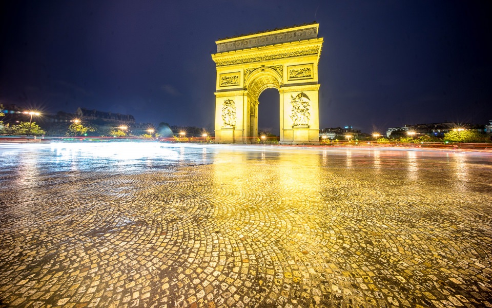 Download Paris Arc de Triomphe 4K HD wallpaper