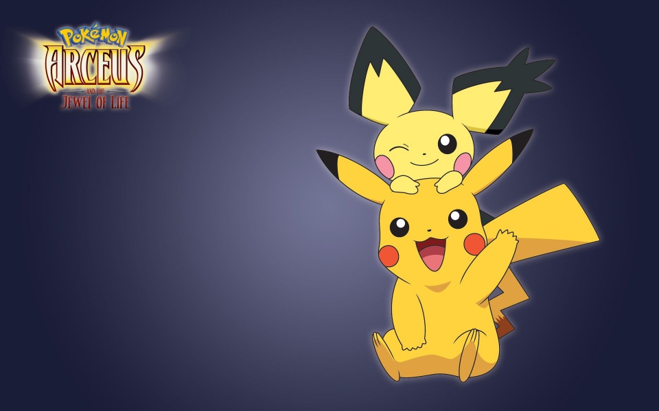 Download Pokemon Pikachu Pichu 4K wallpaper