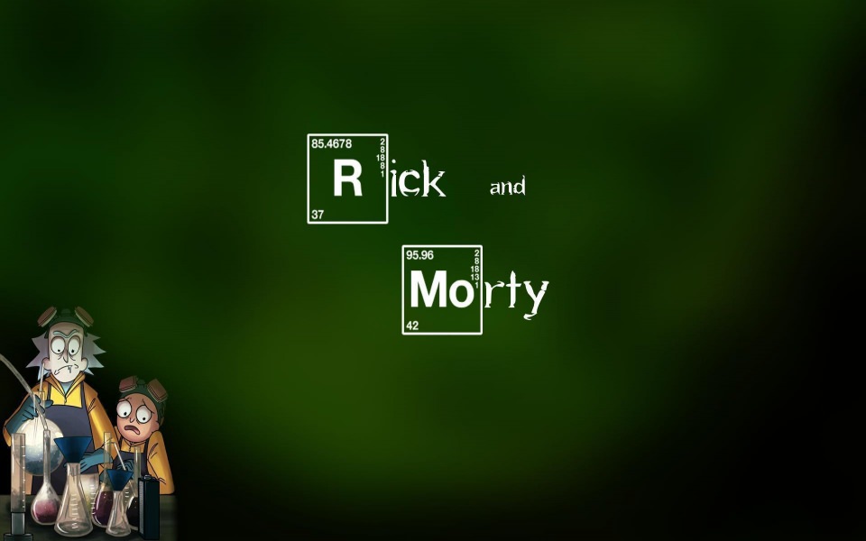 Download Rick And Morty Minimalist HD 4K wallpaper