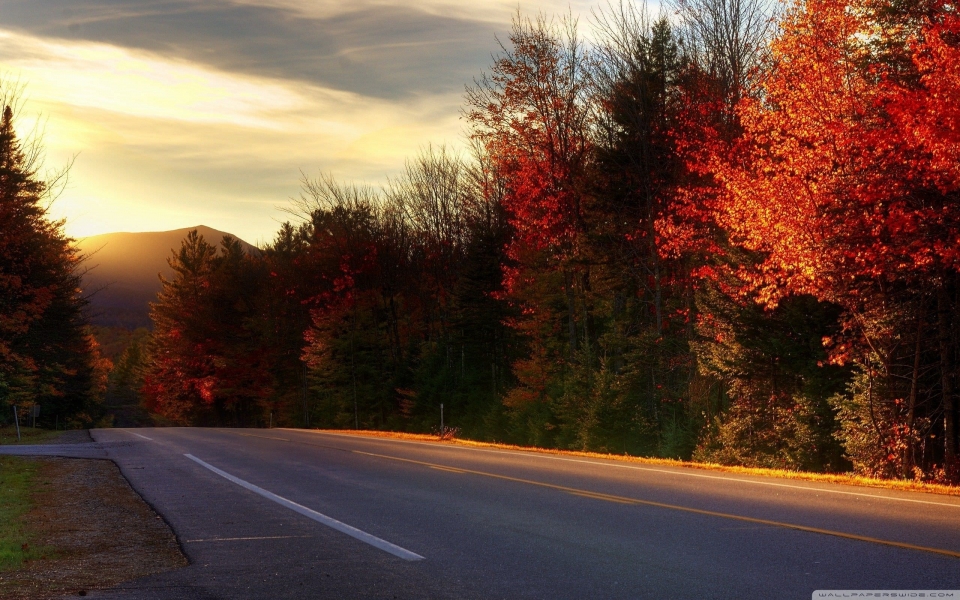 Download Road In New Hampshire 4K HD Desktop 2020 wallpaper