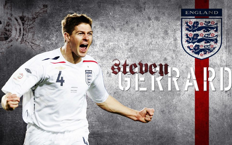 Download Steven Gerrard 4K wallpaper