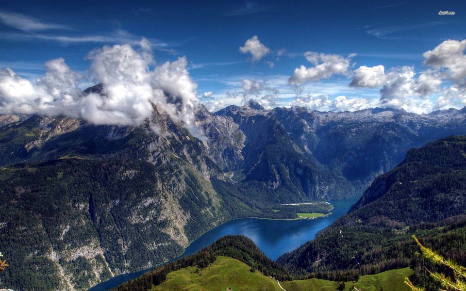 Download Swiss Alps Lake Full Hd 4k Wallpaper