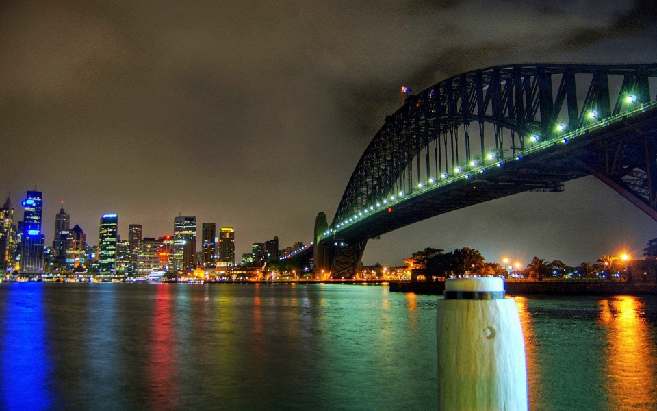 Download Sydney Harbour Bridge Background Widescreen HD 6K 4K 5K 2020 wallpaper