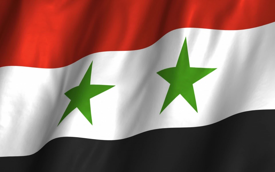Download Syria Flag 4K 2020 HD wallpaper