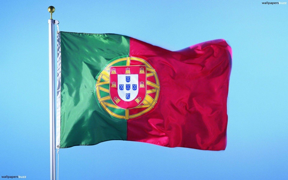 Download The flag of Portugal HD wallpaper