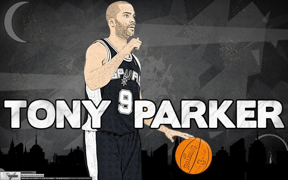 Download Tony Parker San Antonio Spurs 4K wallpaper