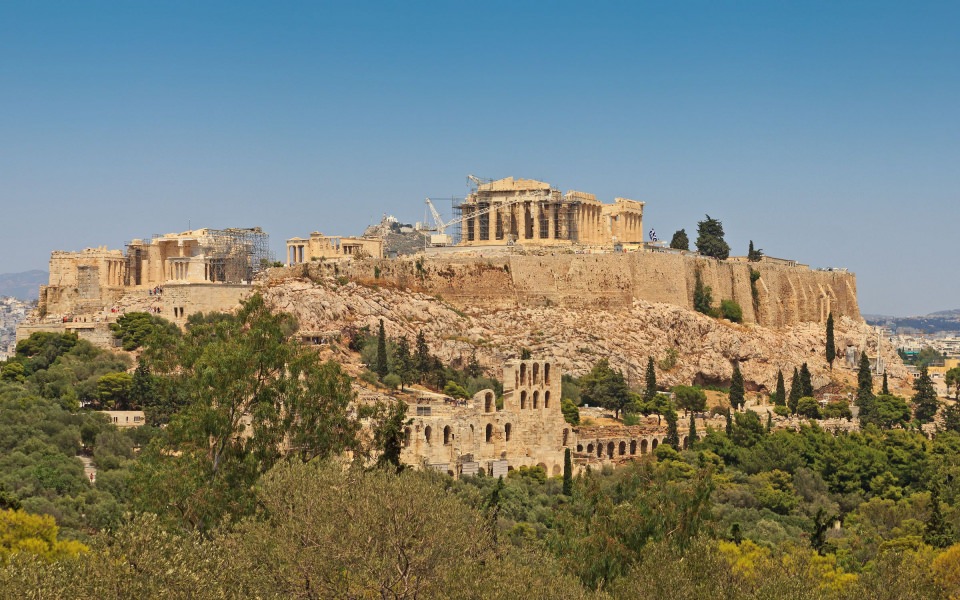 Download Acropolis HD 4K For iPhone Phone wallpaper