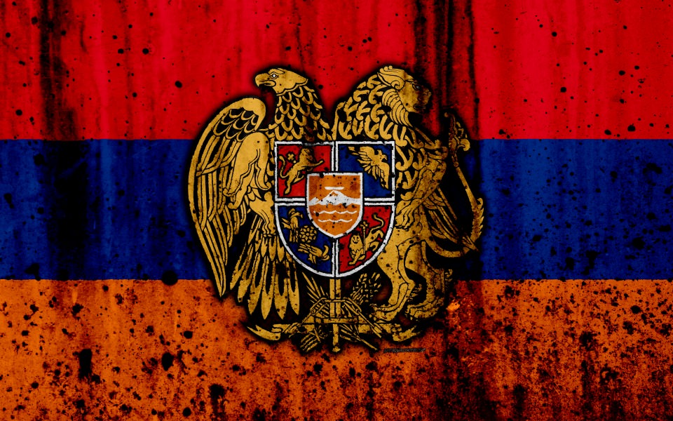 Download Armenian flag 4k 3D wallpaper