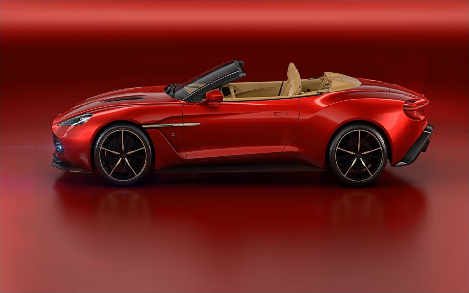 Download Aston Martin Vanquish Zagato Red wallpaper