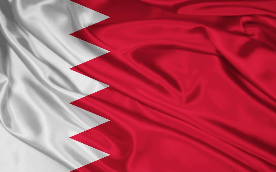 Download Bahrain Flag HD 4K wallpaper