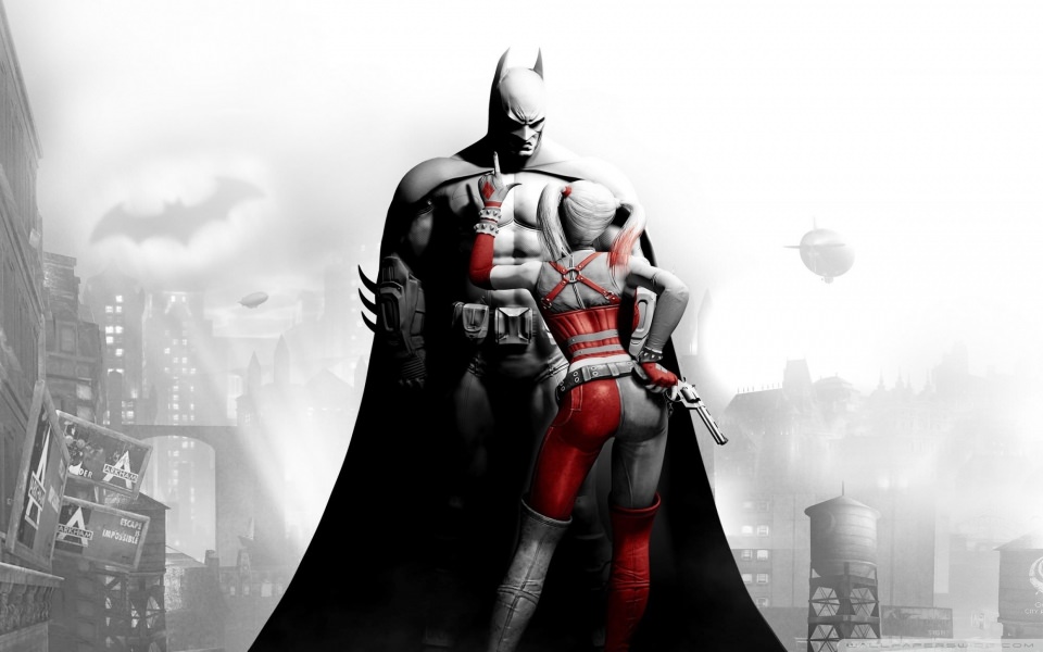 Download Batman Arkham City Harley Quinn 4K HD wallpaper