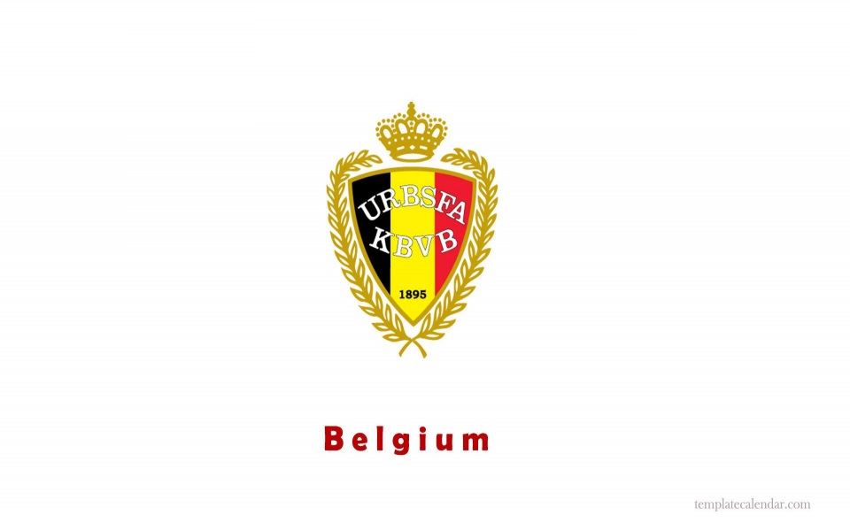 Download Belgium National Football Team Logo 4K HD 2020 wallpaper