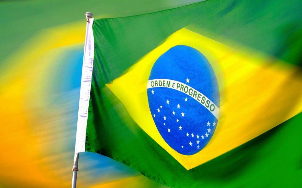 Download Brazil Flag 3D Hd wallpaper