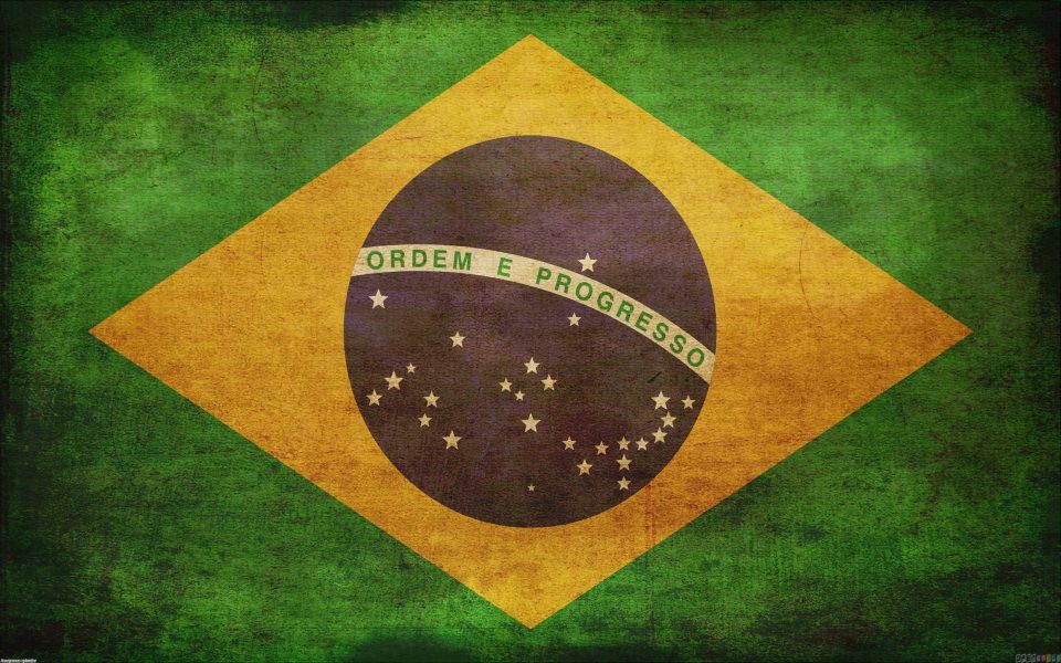 Download Brazilian Flag 4K HD wallpaper