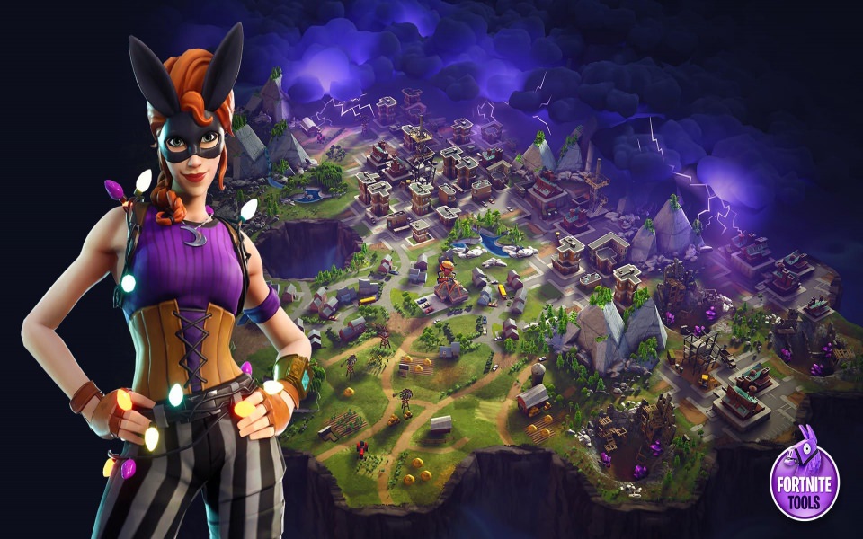 Download Bunnymoon Fortnite Download 4K HD iPhone X Android wallpaper