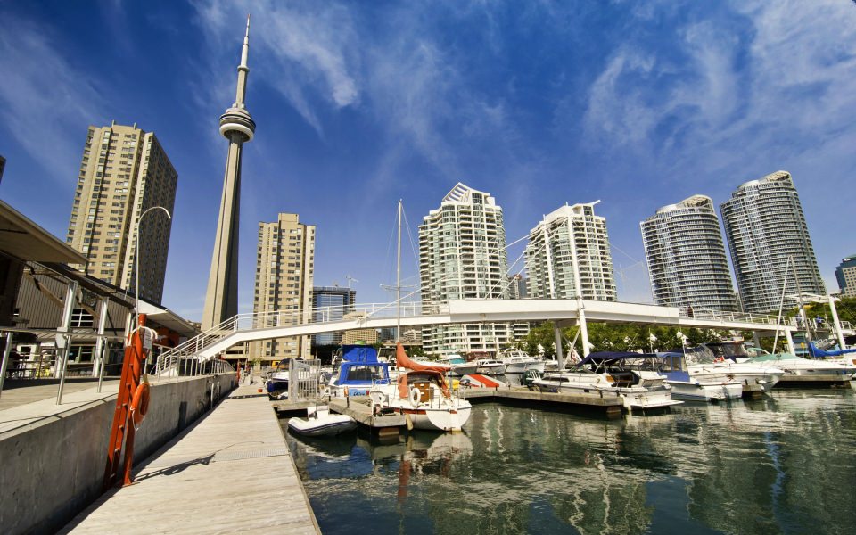 Download Canada Toronto Rivers Skyscrapers HD 4K iPhone PC Download wallpaper