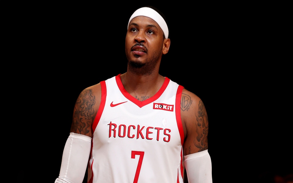 Download Carmelo Anthony Houston Rockets 4K HD wallpaper