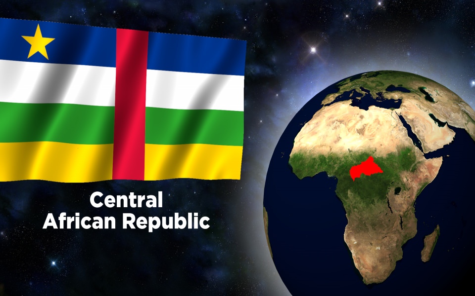 Download Central African Republic Flag wallpaper