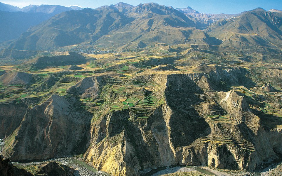 Download Colca Canyon 4K 2020 iPhone X Tablet wallpaper