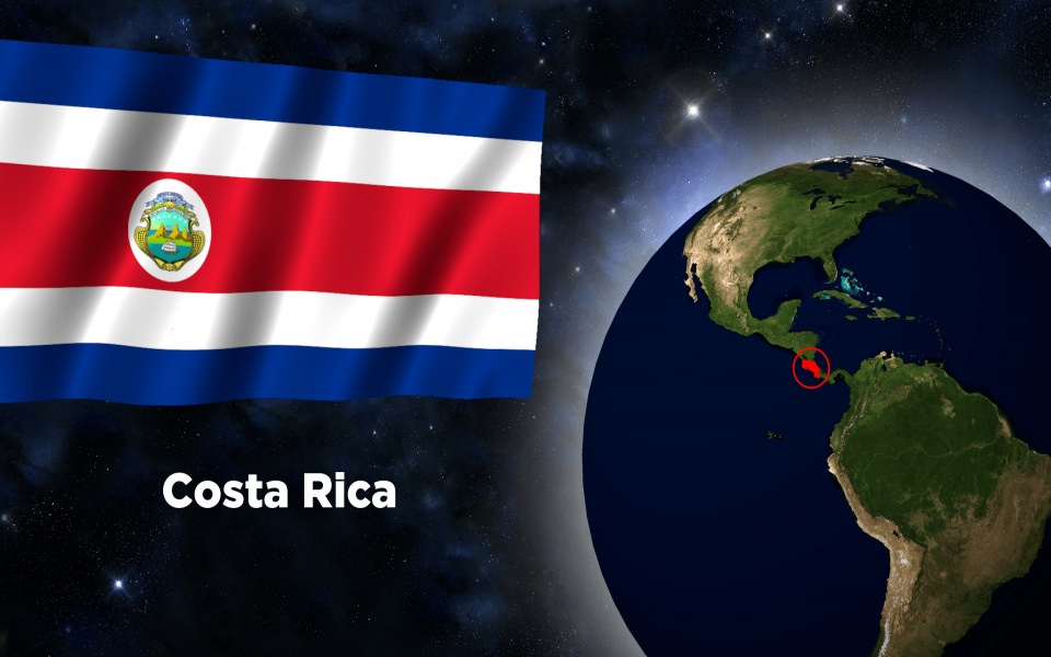 Download Costa Rica Flag wallpaper