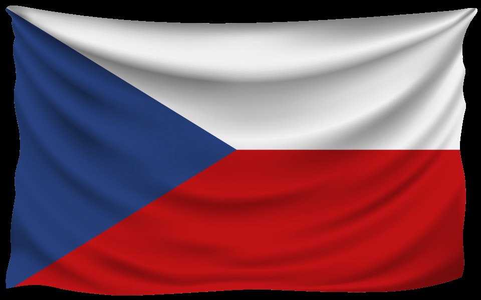 Download Czech Republic Wrinkled Flag wallpaper