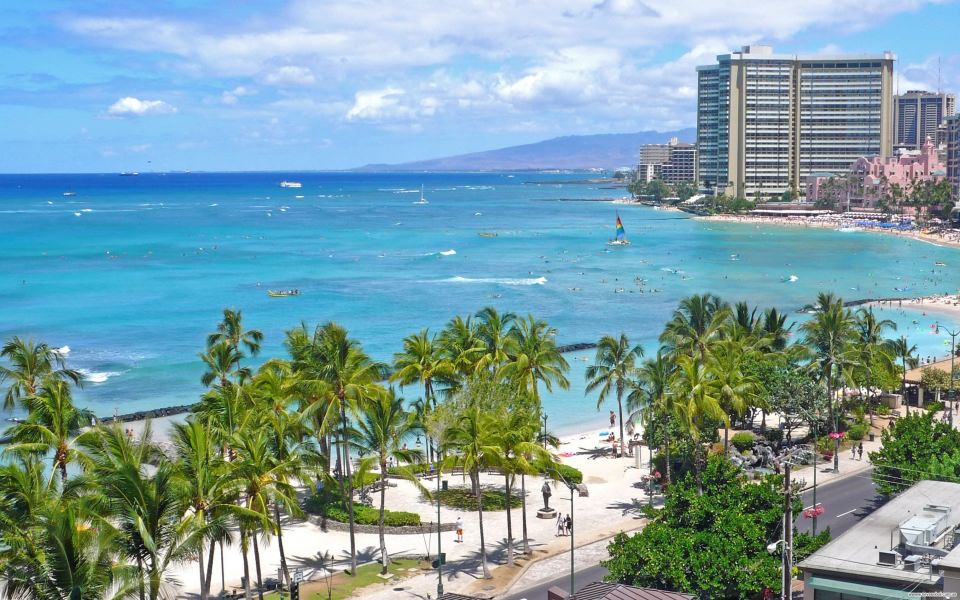 Download D Honolulu Hawaii iPhone HD 4K wallpaper