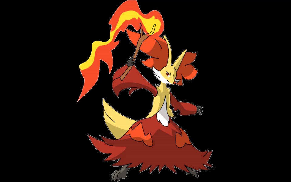 Download Delphox iPhone X HD 4K Android wallpaper