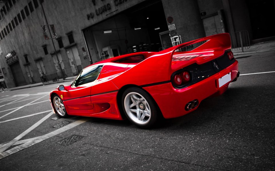 Download Ferrari F50 HD 4K For iPhone Mobile Phone wallpaper