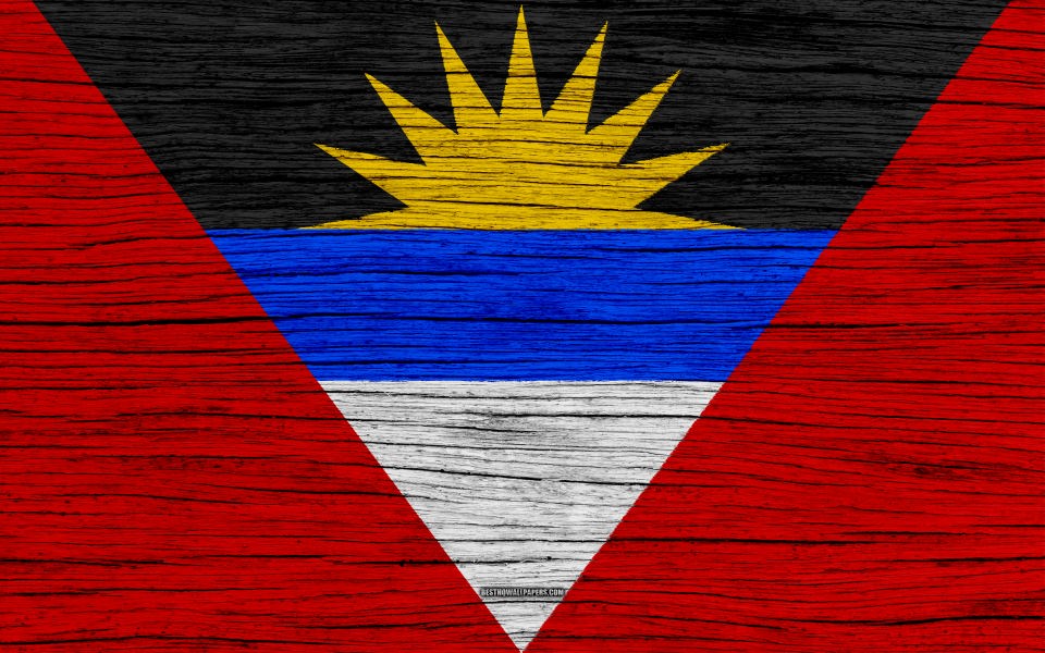 Download Flag of Antigua and Barbuda 4k wallpaper