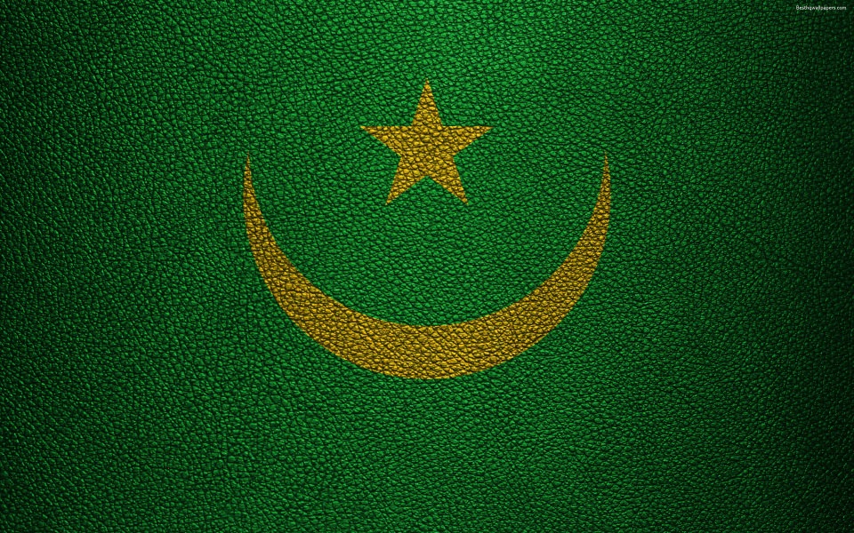 Download Flag of Mauritania 4k wallpaper