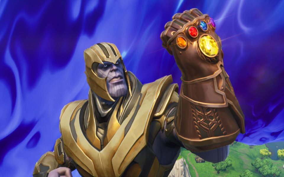 Download Fortnite Thanos 4K 2020 iPhone X Mac Android Phone wallpaper