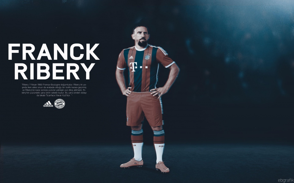 Download Franck Ribery 4K HD wallpaper