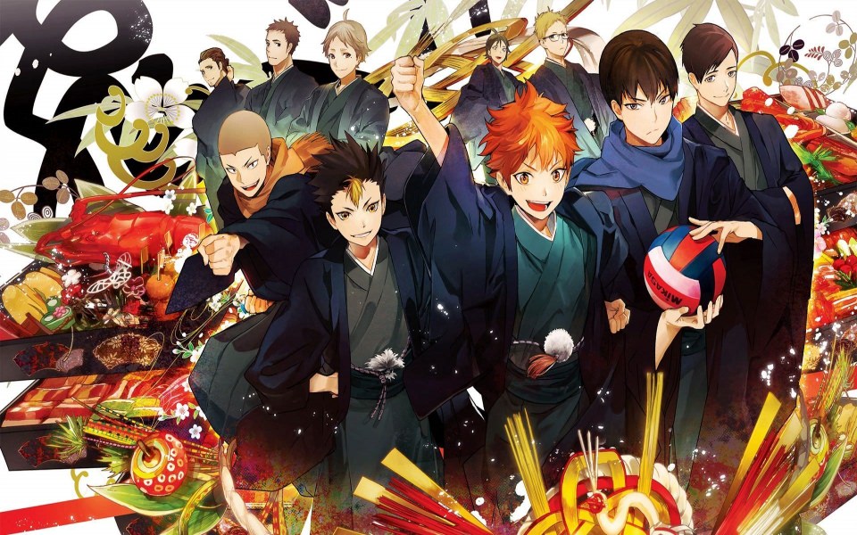 Download Haikyuu Anime Wallpaper Characters Karasuno Team Art 1920x1080 wallpaper